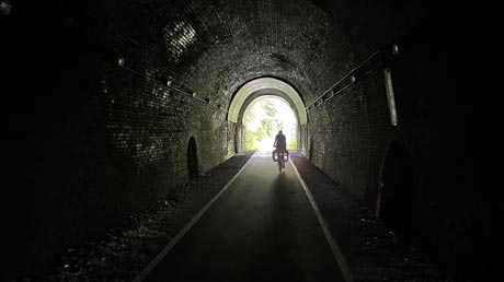 Ederseebahnradweg Tunnel
