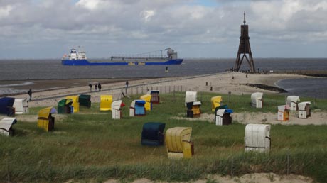 Kugelbake Elbemündung Cuxhaven