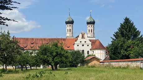 Loisach-Radweg Kloster Benediktbeuern