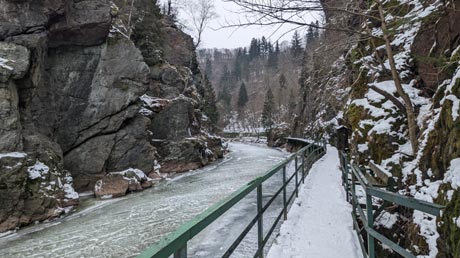 Wanderweg Riegrova stezka Semily-Splov