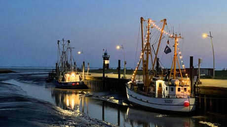 Hafen Wremen am Abend